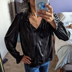 Current Air Los Angeles Metallic Blouse